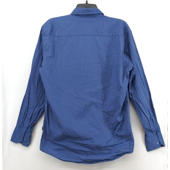 English Laundry Shirt Mens Size M Blue Long Sleeve Casual Button Up - Picture 2 of 8